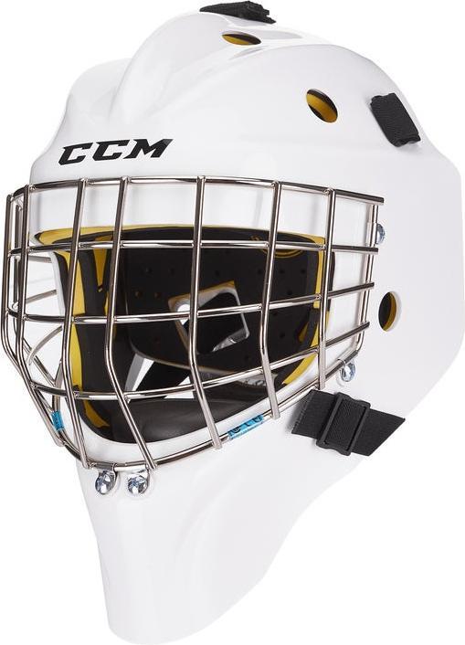 Actual product image CCM Hockey goalkeeper helmet mask AXIS A1.5 Certified Cat Eye JR (Black) (One size)