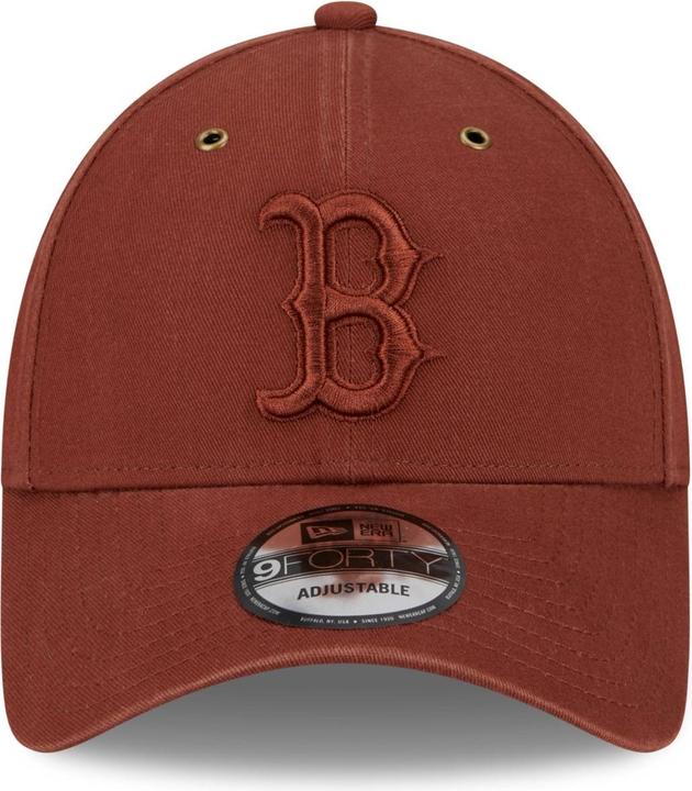 Actual product image New Era 9Forty Strapback Cap - Canvas Boston Red Sox Brown