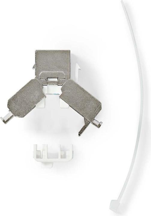 Immagine prodotto Nedis Keystone | CAT6a | presa RJ45 | S/FTP | metallo | scatola (S/FTP, CAT6a, 0.04 m)