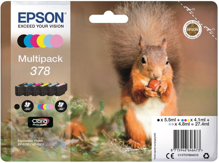 Epson 378 Claria Photo HD Multipack (M, C, LC, LM, Y, BK)