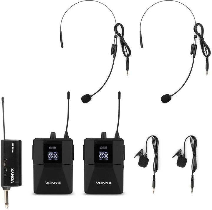 Vonyx Wireless system WM552B, transducer principle: capacitor