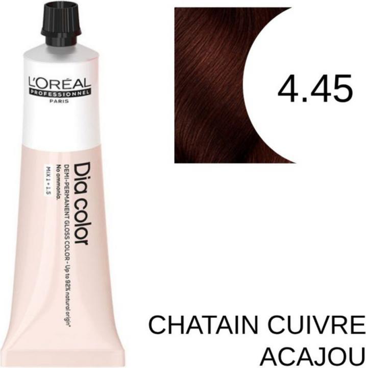Immagine prodotto L'Oréal Paris Loreal DIA Colour 4.45 Marrone Medio Rame Mogano 60 ml (4,45 - Mogano color rame marrone castagno)