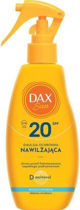 Image du produit Dax Sun Moisturizing Protective Emulsion Spray Spf20 200ml (Spray solaire, SPF 20, 200 ml)