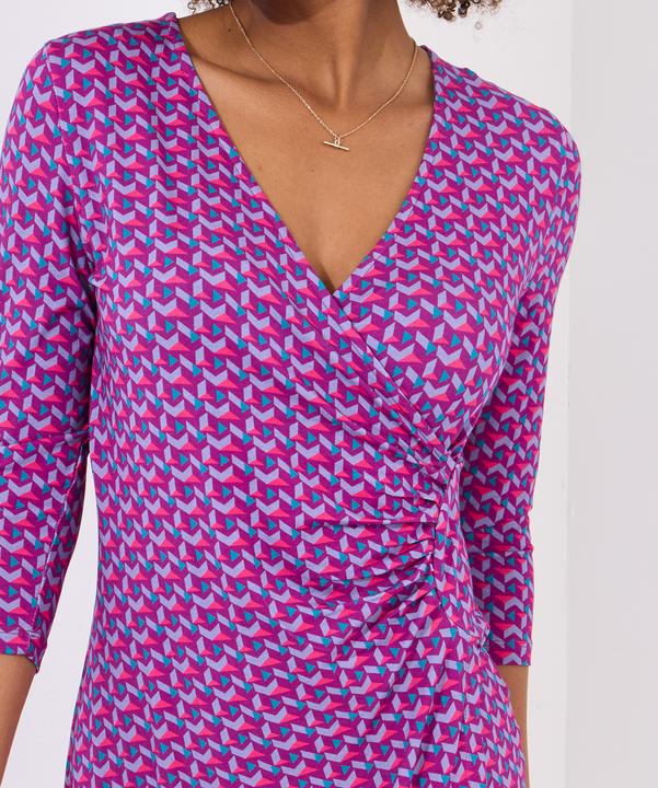 Actual product image Joe Browns Geometric Rouched Jersey Dress (42)