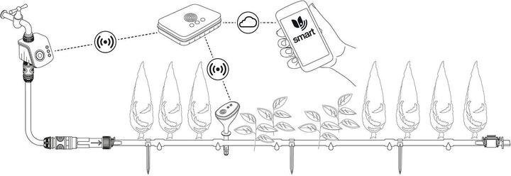 Actual product image Gardena smart Watering Set plant series