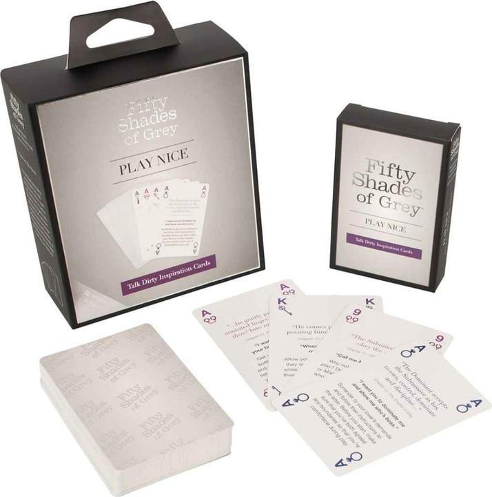 Actual product image Fifty Shades of Grey Play Nice Talk Dirty Inspiration Cards (Other, English)