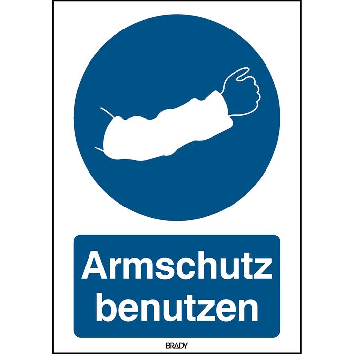 Productafbeelding Brady ISO veiligheidsbord - Gebruik armbescherming