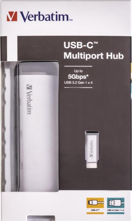 Productafbeelding Verbatim Multiport (USB-C, 4 Havens)