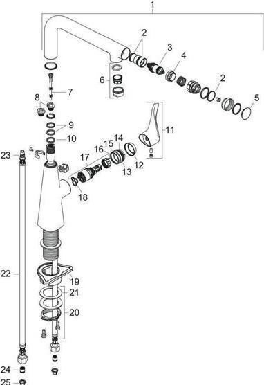 Actual product image hansgrohe Metris Select chrome