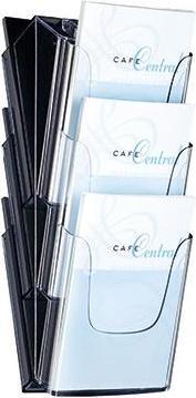 Actual product image Sigel Wall brochure holder with 3 compartments (A4)