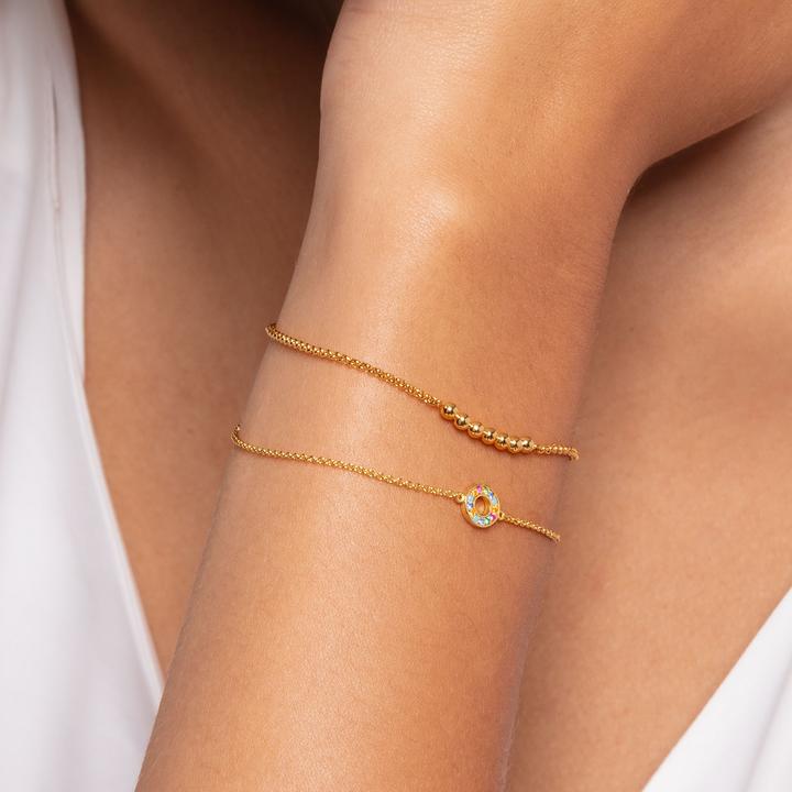 Immagine prodotto Thomas Sabo Bracciale (19 cm, Argento 925, Doratura in oro giallo 750)