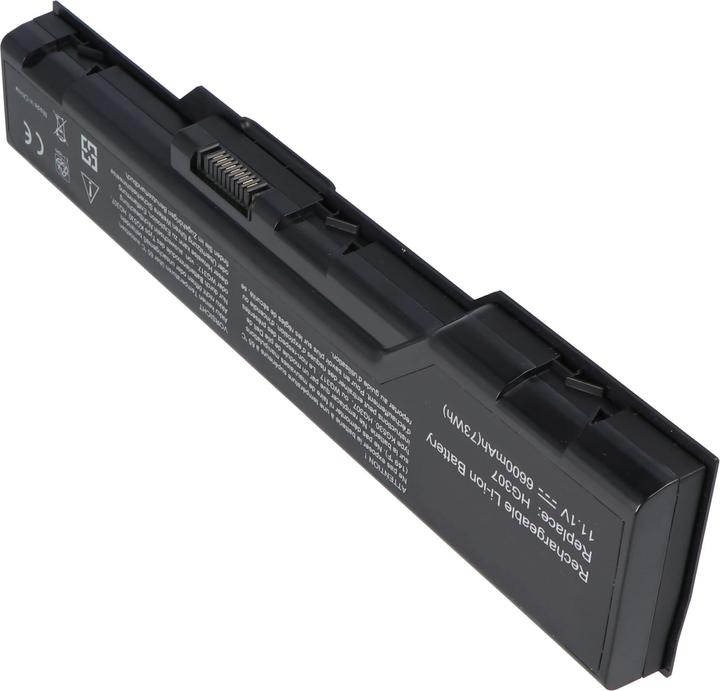 Actual product image Dell Akku XPS M1730, 312-0680, HG307, WG317 (6 Cells, 6600 mAh)