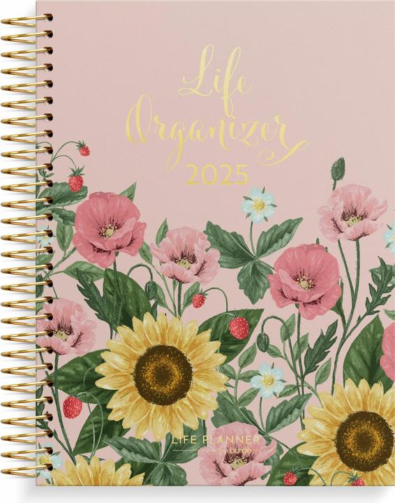 Produktbild Burde Life Organizer rosa Kalender 2025 (Deutsch)