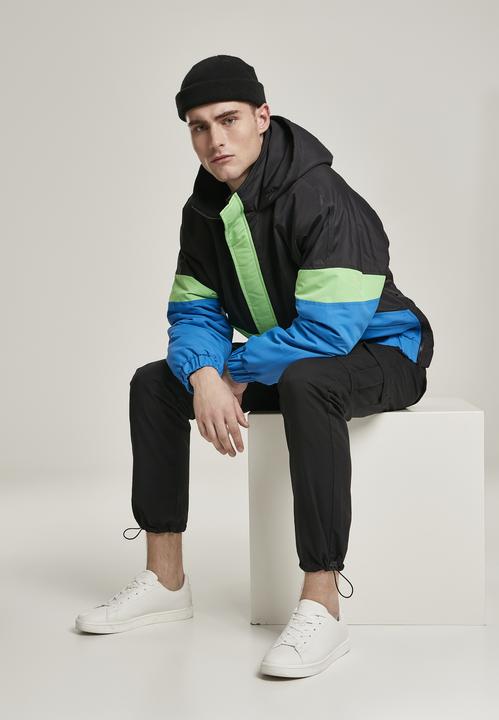 Immagine prodotto Urban Classics 3-Tone Neon Mix Pull Over Jacket (XS)