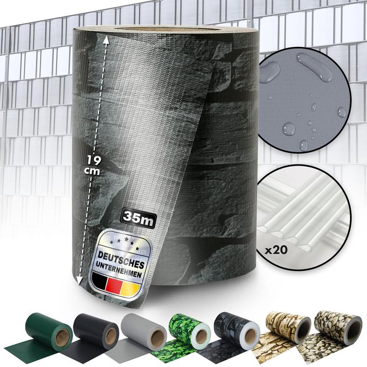 Casa Pura PVC privacy strips (3500 cm)