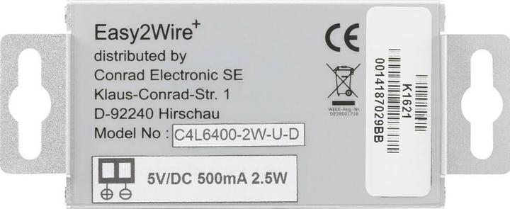 Actual product image Renkforce 2 Port Netzwerkverlängerung 2- (Network Accessories)