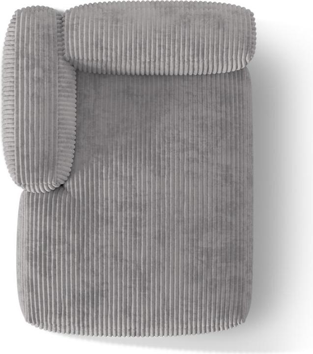 Actual product image Micadoni Modular Chaise Longue Left, "Martina", 1 Seat, 176x123x75 Made in Europe (Chaise longue)