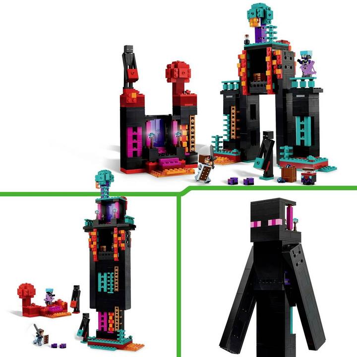 Actual product image LEGO 21279 ® MINECRAFT Der Enderman-Turm (21279, LEGO Minecraft)