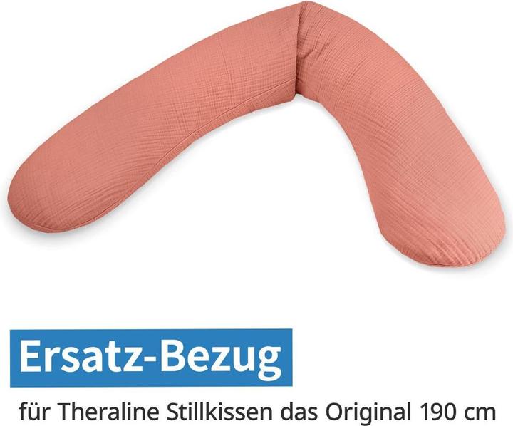 Produktbild Theraline Stillkissen Ersatzbezug für Stillkissen Das Original - Musselin (190 cm)