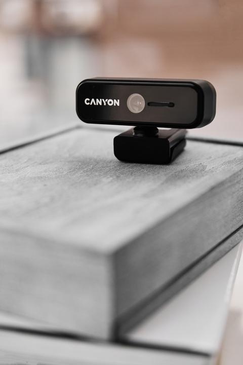 Actual product image Canyon C2N 1080P full HD 2.0Mega fixed focus webcam with USB2.0 connector, 360 degree rotary view sc (2 Mpx)