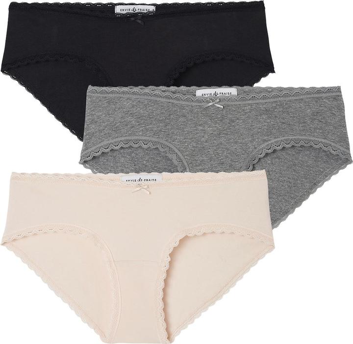 Actual product image Envie de Fraise Bio-Kollektion: 3er-Pack Umstands-Shortys (40, pack of 3)