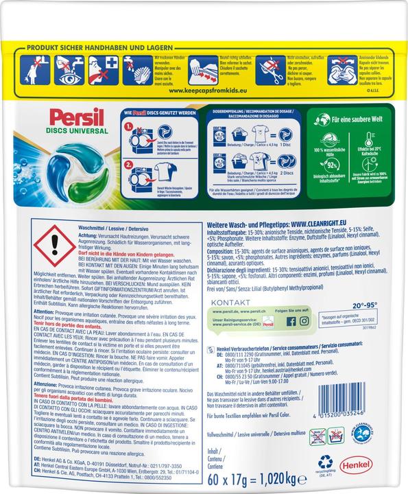 Produktbild Persil Universal (60 Waschgänge, Waschpods)