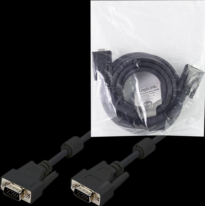 Produktbild LogiLink VGA — VGA (5 m, VGA)