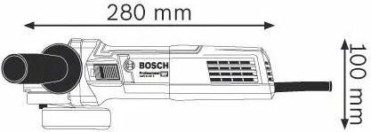 Actual product image Bosch Professional Angle grinder GWS 9-125 S, with mounting flange (125 mm)