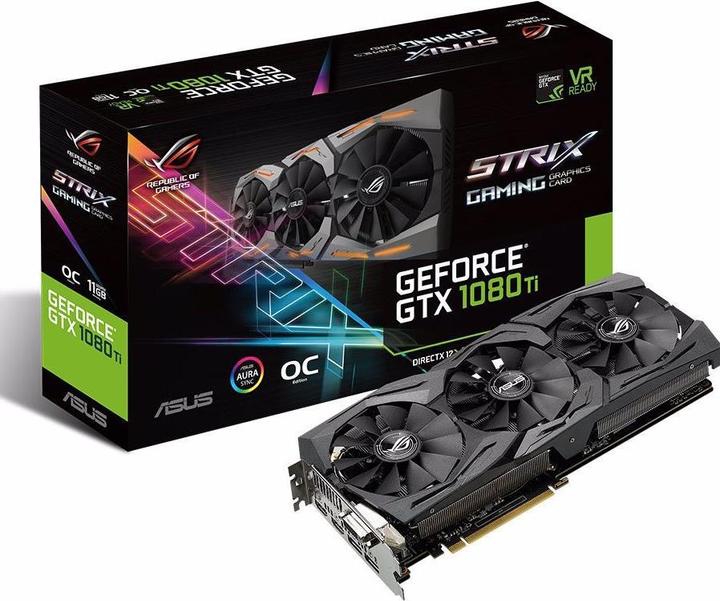 Immagine prodotto ASUS GeForce ROG STRIX GTX1080TI O11G GAMING (11 GB)