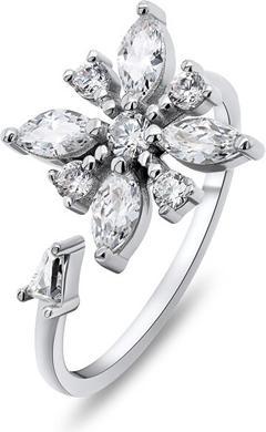 Brilio Silver - Fitting silver ring with topaz Mystic Stone SR06080A - Circuit: 56 mm (56)