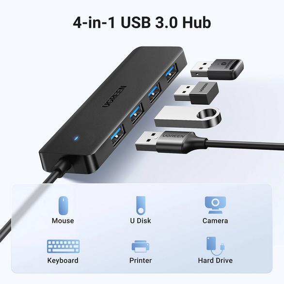 Image du produit Ugreen USB Hub (USB-A, 4 Ports)