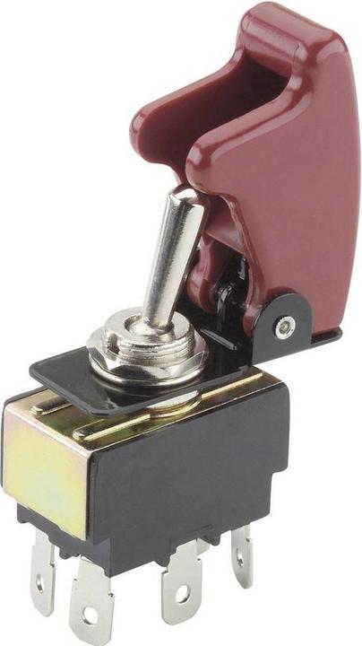Actual product image Tru Components 1587823 TC-R13-28B-01/R17-10 Toggle switch 250 V/AC 10 A 2 x On/E