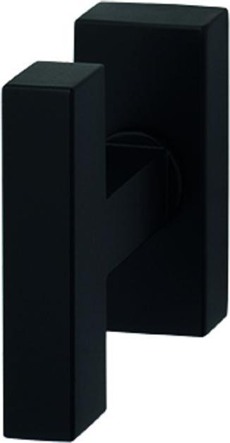 Actual product image Hoppe Window olive with latch Series Square Velours Black 7x37mm