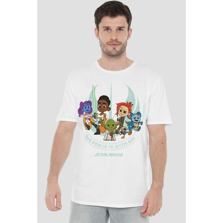 Produktbild Star Wars Young Jedi Adventure The Force Is With Us TShirt (L)