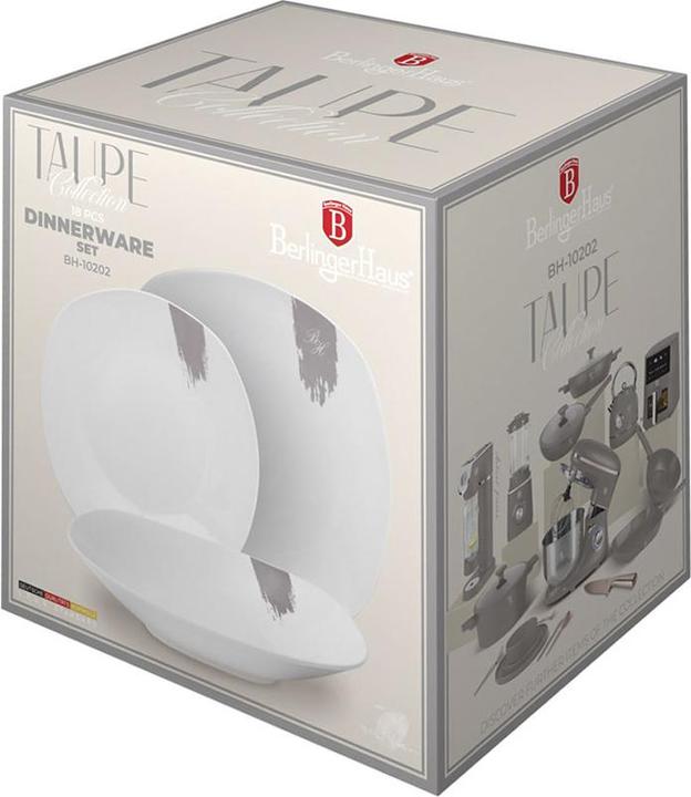 Image du produit BerlingerHaus Haus 18-teiliges Tellerset Taupe Collection (18 x)