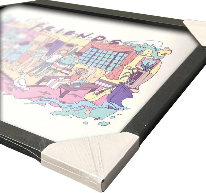 Image du produit Friends - Poster encadré YEARS (45 x 35 cm)