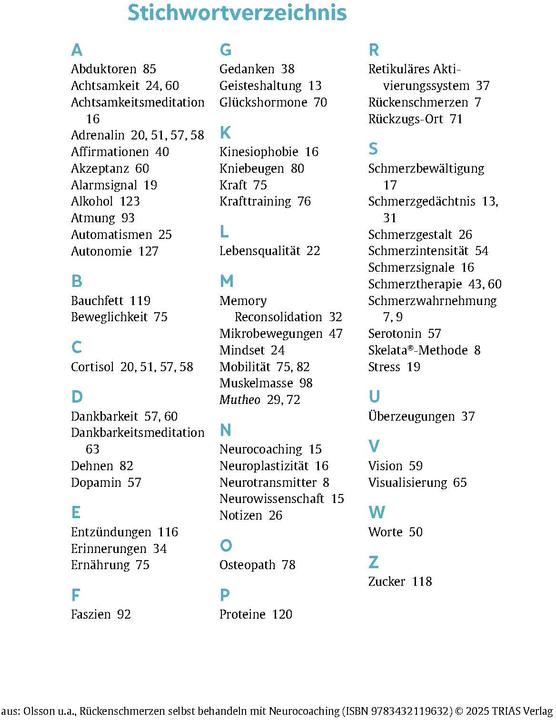 Produktbild Rückenschmerzen selbst behandeln mit Neurocoaching (Deutsch, Michael Weber, Nina Olsson, 2025)