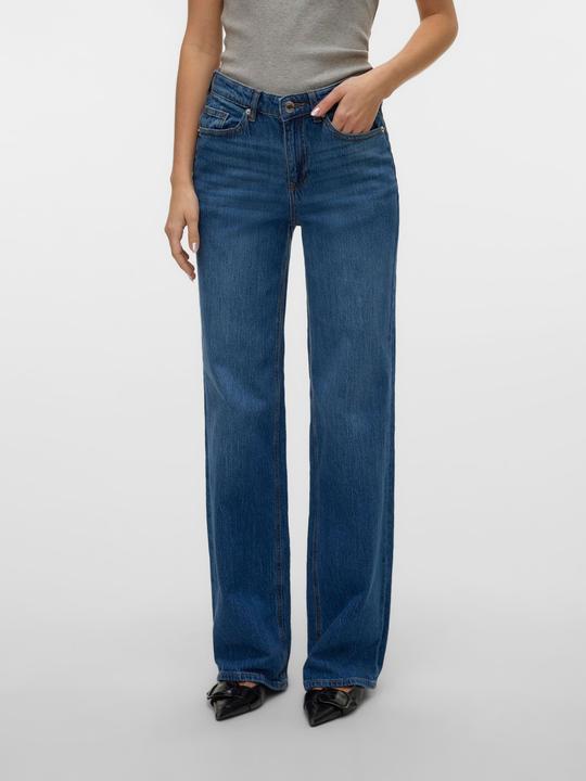 Produktbild Vero Moda VMMELISA Mid Rise Weiter Beinschnitt Jeans Weit geschnitten (W30/L34)