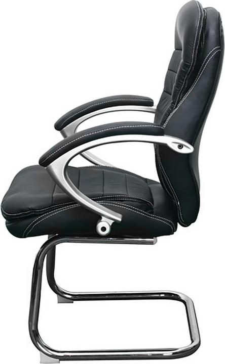 Produktbild Jet-Line Büro Konferenzstuhl Stuhl Bergamo schwarz