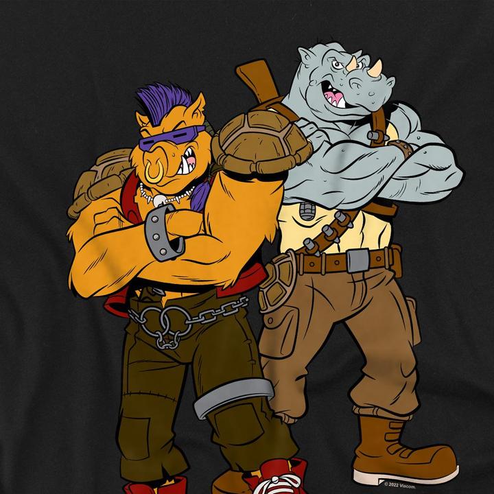 Immagine prodotto Teenage Mutant NT Maglietta Bebop & Rocksteady Uomo (4XL)