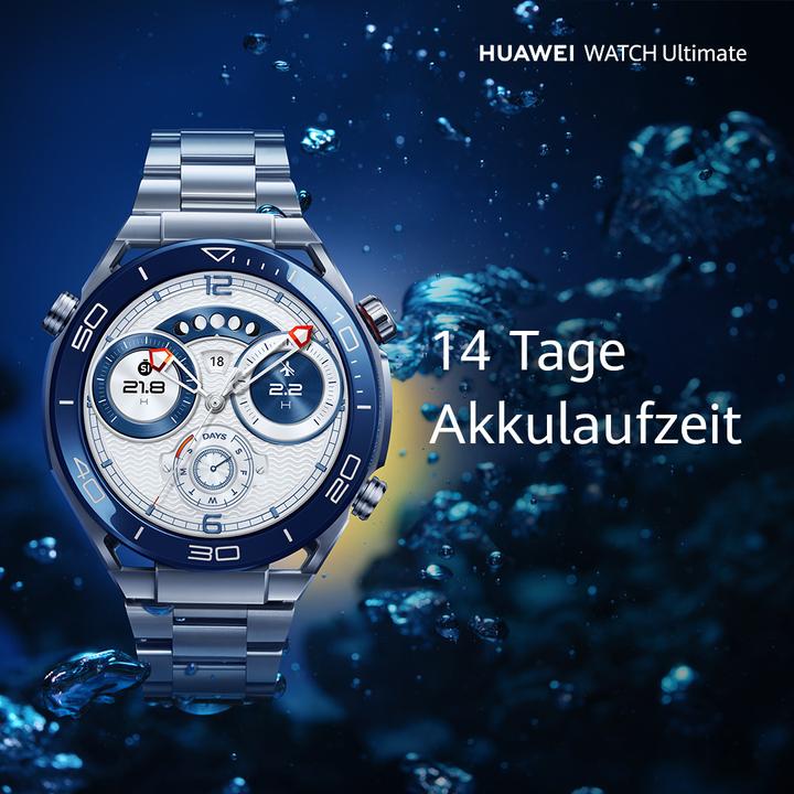 Produktbild Huawei Watch Ultimate Voyage Blue (48.50 mm, nur WLAN)