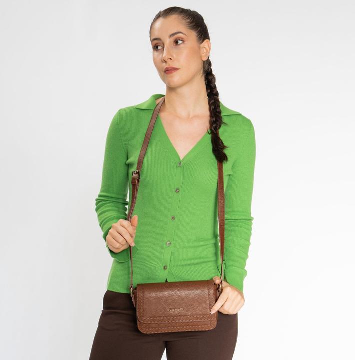 Actual product image Lazarotti Bologna Leather Shoulder bag leather 21 cm