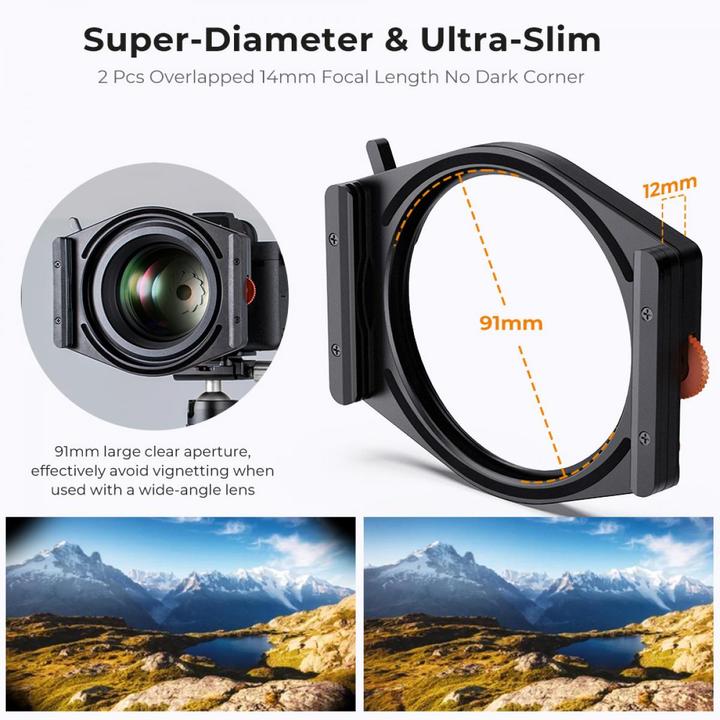 Immagine prodotto K&F Concept Concept X-Pro Filtro quadrato Houder + 95 mm CPL