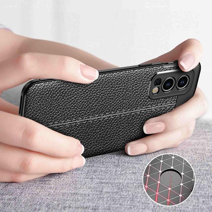 Produktbild Cadorabo TPU Cover Kunstleder Struktur (OnePlus Nord 2 5G)