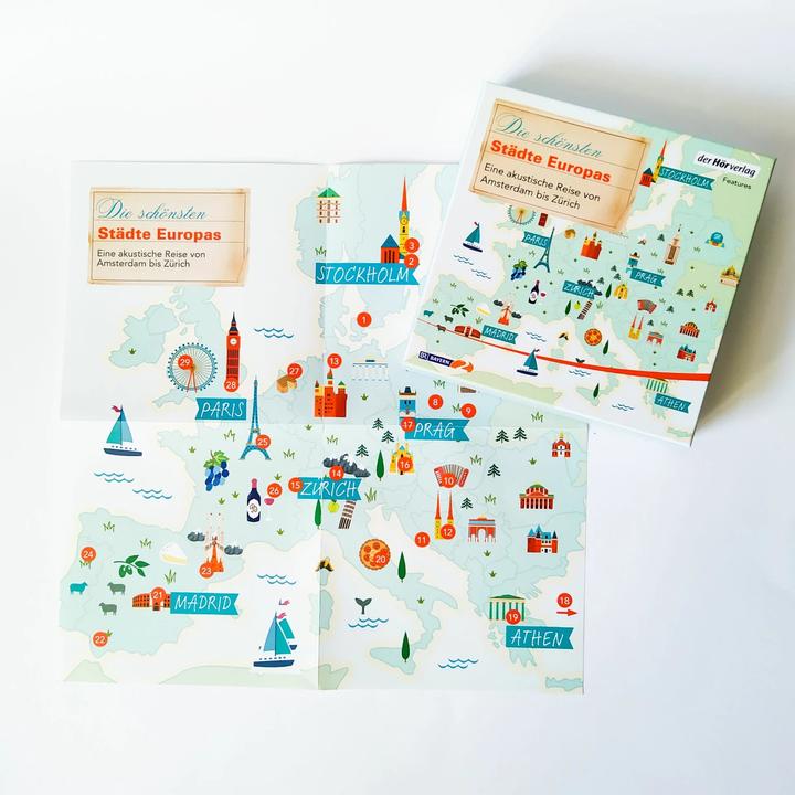 Produktbild Die schönsten Städte Europas (Beate Himmelstoss, Krista Posch, Christian Baumann, Till Ottlitz, Deutsch)