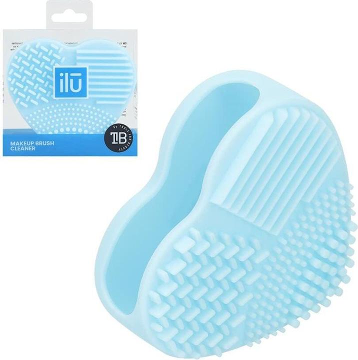Tools for Beauty T4B ILU Pinselreiniger Make up Brush Cleaner Silikon Kosmetik Pinsel Reinigung (Blau)