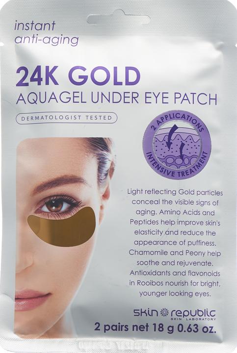 Produktbild Skin Republic Gold Aquagel Under Eye Patches
