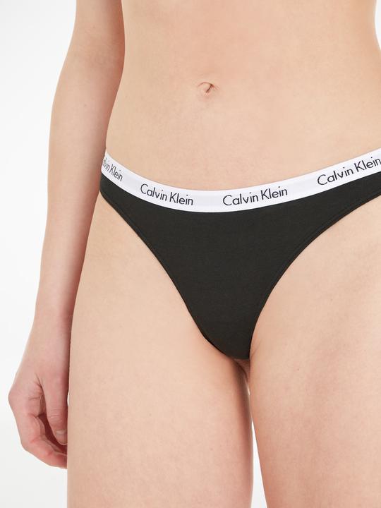 Produktbild Calvin Klein String schwarz (L, 3er Pack)