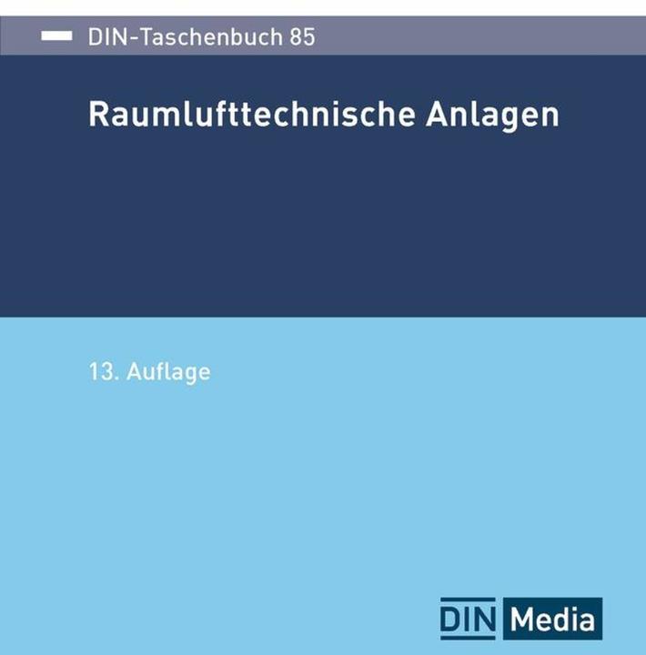 Produktbild Raumlufttechnische Anlagen (Deutsch, DIN e. V., 2025)