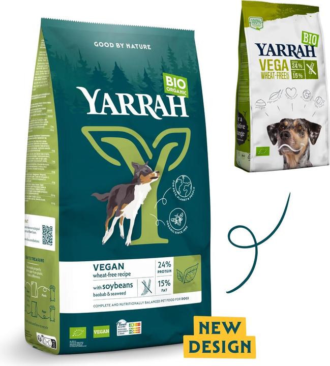 Image du produit Yarrah Croquettes Dog TF Bio Vega, 10 kg, Adulte, sans céréales (Adulte, 1 pcs, 10000 g)